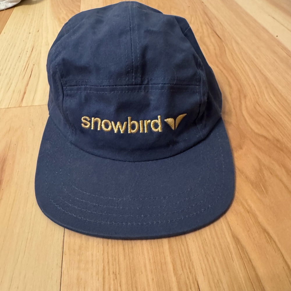Snowbird five panel flat brim hat
